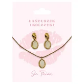 Akcesoria i dodatki do ubrań dla dzieci - Zestaw biżuterii pozłacany na Walentynki - Be-Happy Gifts - miniaturka - grafika 1