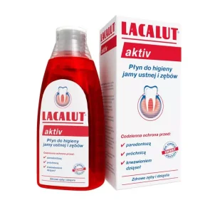 Natur Produkt Lacalut Aktiv 300 ml - Płyny do płukania jamy ustnej - miniaturka - grafika 3