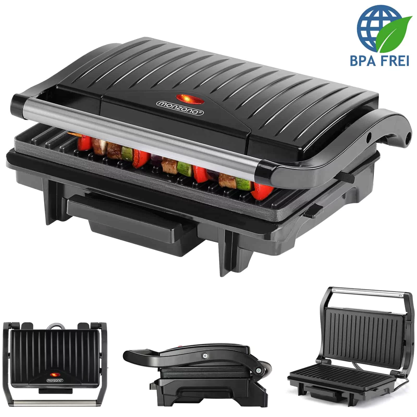 Grill Kontaktowy Opiekacz Toster Sandwicher 1500W Cool-touch