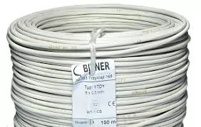 Bitner Przewód domofonowy BiTprotect 6x0,5mm 100m zamiennie do YTDY LA0052 - Przewody elektryczne - miniaturka - grafika 1