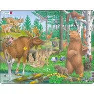 Puzzle - Larsen Puzzles Forest Animals - miniaturka - grafika 1