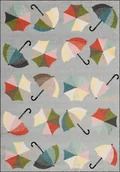 Dywany dla dzieci - Dywan dziecięcy FD Funky Top Umbrellas jasny szary - miniaturka - grafika 1