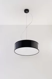 Sollux Lighting Lampa Wisząca Arena czarna mała - SL.0115 - Lampy sufitowe - miniaturka - grafika 1