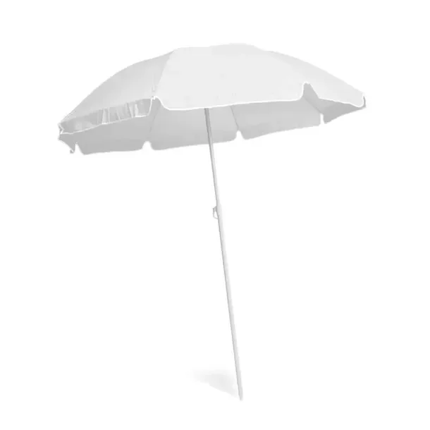 Parasol ogrodowy plażowy składany biały UV lekki 140cm Z POKROWCEM biały
