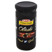 Warzywa w marynacie - Primo Gusto - Czarne utlenione drylowane oliwki w zalewie - miniaturka - grafika 1