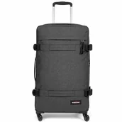 Walizki - Eastpak Transit'R 4 kółka Walizka 75 cm black denim - miniaturka - grafika 1