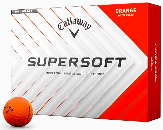 Piłki golfowe Callaway Supersoft 2025 Basic, 12, Supersoft