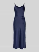 Sukienki - Midikleid z satyny krój slim fit model 'Thea' - miniaturka - grafika 1