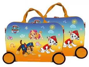 Jeżdżąca walizka podróżna - Psi Patrol - żółta mała - Walizki - miniaturka - grafika 1