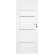 Drzwi wewnętrzne - Skrzydło drzwiowe Prim slim 12 biały pokój 80 L - miniaturka - grafika 1