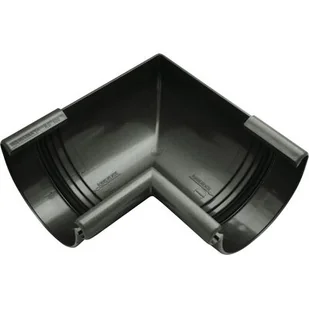 Łuk wewnętrzny 100, grafit Marley - Rynny i akcesoria - miniaturka - grafika 1