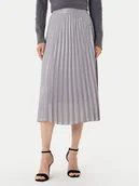 Spódnice - Morgan Spódnica plisowana 252-JPLISAN Srebrny Regular Fit - miniaturka - grafika 1
