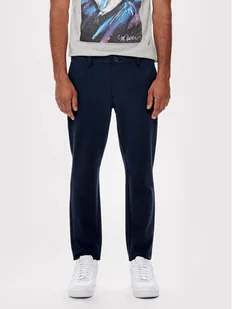 Only & Sons Chinosy Mark 22013727 Granatowy Slim Fit - Spodnie męskie - miniaturka - grafika 1