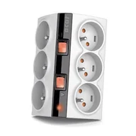 Listwy zasilające - Acar Listwa zasilająca SMART (6)3 m szara SMART-3M-SZARY (ACAR SMART-3M-SZARY) - miniaturka - grafika 1