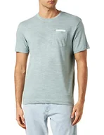 Koszulki męskie - TOM TAILOR Męski T-shirt 1035568, 31490-Icy Blue Vintage Beige Inject, 3XL, 31490 - Icy Blue Vintage Beige Inject, 3XL - miniaturka - grafika 1