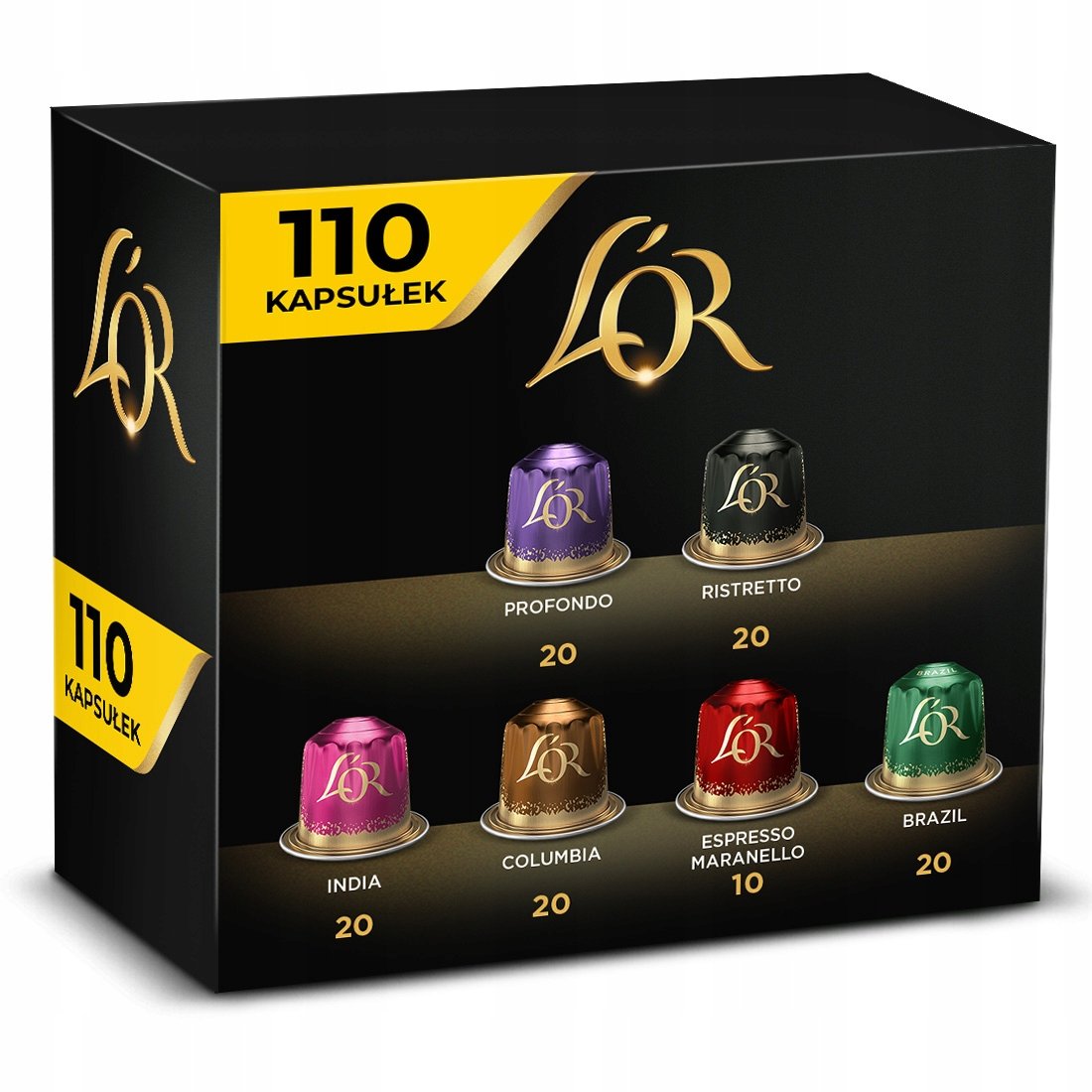 Kapsułki L'or do Nespresso(r)* Zestaw 110szt mix [110 kapsułek] 9+2