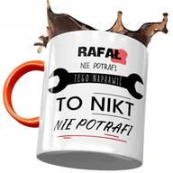 Kubki - Kubek Pomarańczowy dla Rafała Kolegi Prezent z Nadrukiem ze Zdjęciem + Opakowanie na prezent (wzór 02) - miniaturka - grafika 1