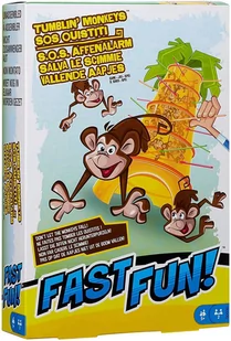 Mattel Spadające małpki w wersji podróżnej - Gry planszowe - miniaturka - grafika 1