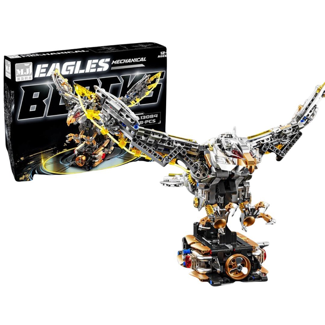 Mechaniczny Orzeł LED - Klocki MJI 13084 MOC 1168el. TECHNIC