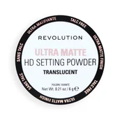 Pudry do twarzy - Makeup Revolution Ultra Matte HD Sypki Puder Transparentny - miniaturka - grafika 1
