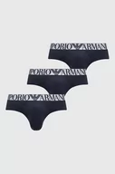 Majtki męskie - Emporio Armani Underwear slipy 3-pack męskie kolor granatowy - miniaturka - grafika 1