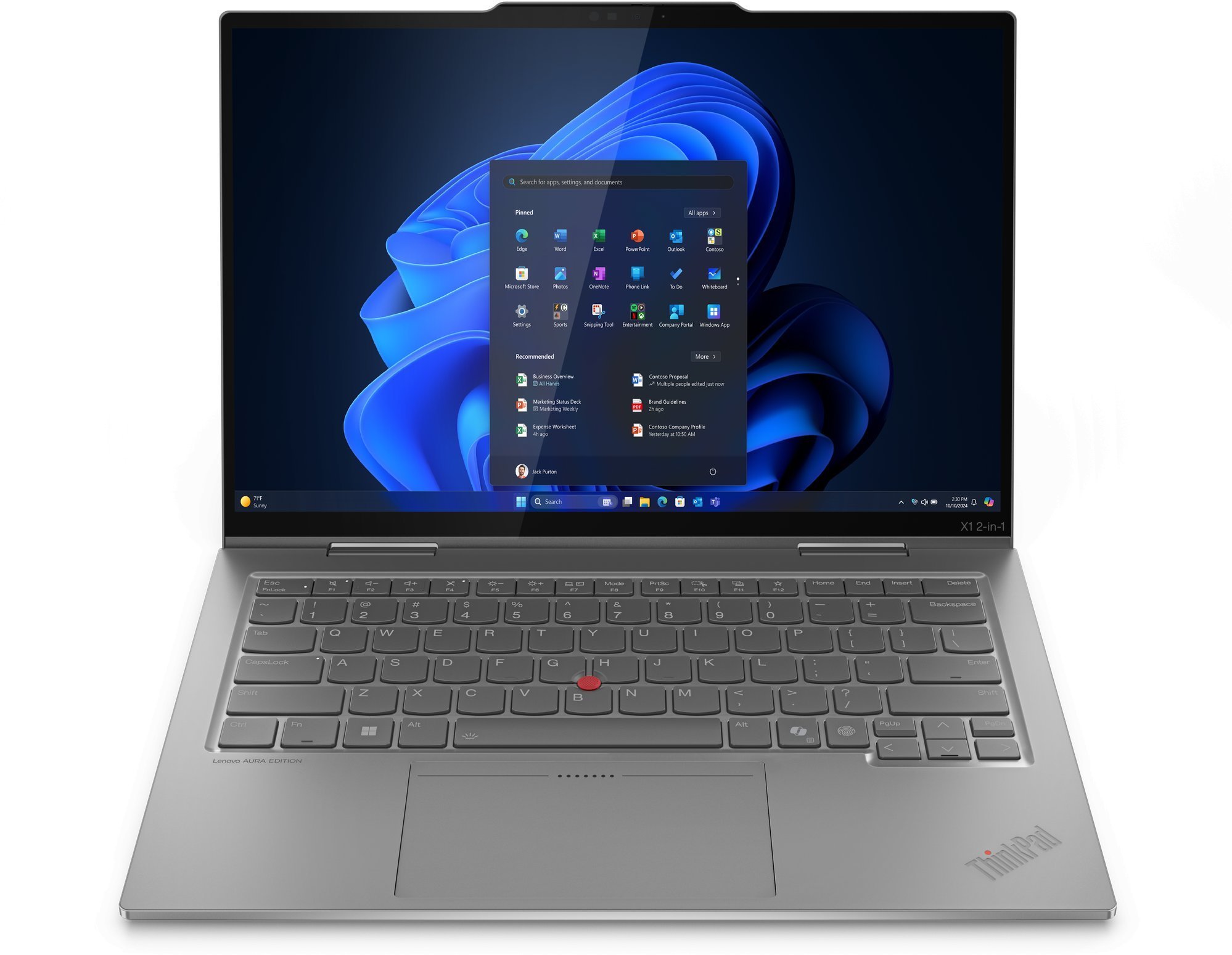 Lenovo ThinkPad X1 2-in-1 G10 Grey 14