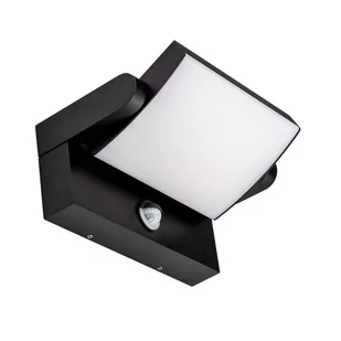 Kinkiet Oprawa Elewacyjna V-TAC 17W LED Czujnik Ruchu Czarna IP65 VT-11020S ciepła 2520lm - Lampy ogrodowe - miniaturka - grafika 1