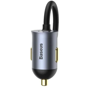 Baseus Share Together ładowarka samochodowa 2x USB / 2x USB Typ C 120W PPS Quick Charge Power Delivery szary (CCBT-A0G) - Ładowarki samochodowe - miniaturka - grafika 7