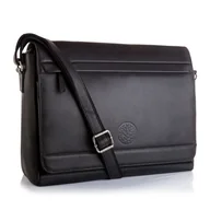 Torby męskie - Betlewski, Torba duża męska, skórzana z klapą - miniaturka - grafika 1