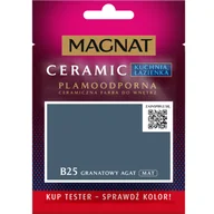 Farby wewnętrzne - MAGNAT Farba ceramiczna KitchenBathroom tester granatowy agat B25 30 ml - miniaturka - grafika 1