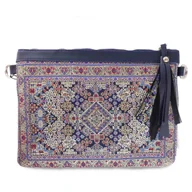 Torebki damskie - Torebka Damska Mała Kopertówka Na Każdą Okazję Ekoskóra Orientalne Wzory - miniaturka - grafika 1