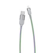 Kable USB - Dudao Dudao świecący kabel USB - Lightning 5 A 1 m szary (L9XL) L9XL - miniaturka - grafika 1