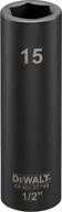 Klucze i nasadki - Dewalt nasadka 15mm 1/2c impact socket deep - miniaturka - grafika 1