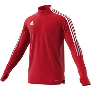Koszulki i topy damskie - Adidas Męski sweter TIRO21 TR Top, Team Power czerwony, XL GH7303 - grafika 1