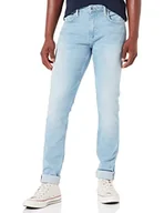 Spodnie męskie - Pepe Jeans Spodnie męskie Finsbury, Niebieski (denim-pd0), 28W - miniaturka - grafika 1