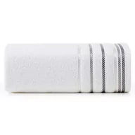 Ręczniki - Eurofirany Euro Firany Ręcznik Kąpielowy Livia3 Biały 30x50 1217274 - miniaturka - grafika 1