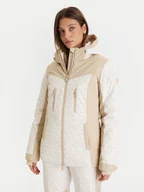 Kurtki narciarskie - Guess Kurtka narciarska W5BL77 W3272 Beżowy Regular Fit - miniaturka - grafika 1