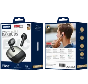 JELLICO (ENC) TWS31 Czarny - Słuchawki - miniaturka - grafika 1