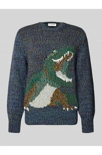 Sweter o kroju regular fit z dzianiny z mieszanki wełny - Lacoste - Swetry męskie - miniaturka - grafika 1