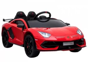 Import LEANToys Lamborghini Aventador Czerwony 4121 - Pojazdy elektryczne dla dzieci - miniaturka - grafika 1