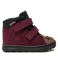 Buty dla chłopców - Trzewiki Mrugała Andy 6180/4-55 Bordowy - miniaturka - grafika 1