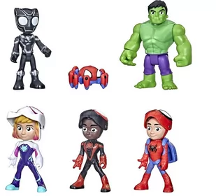 Hasbro Spidey and His Amazing Friends Zestaw Ruchomych Figurek, Wielokolorowy, 10 cm / 6 postaci, F1486 F1486FF2 - Figurki dla dzieci - miniaturka - grafika 2