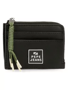 Portfele - Pepe Jeans Portfel w kolorze czarno-oliwkowym - 11,5 x 8 x 1,5 cm - grafika 1