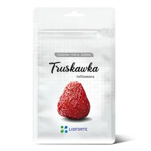 Lioforte Liofilizowana Truskawka 25 g Bio - Bakalie - miniaturka - grafika 1