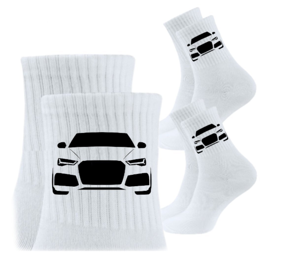3x Skarpetki Urodziny Prezent Skarpety dla kierowcy auta AUDI