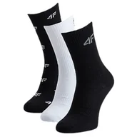 Skarpetki dla dzieci - Skarpetki casual za kostkę (3-pack) chłopięce 4F 4FJWAW25USOCM391-91A Wielokolorowy 32-34 - 4F JUNIOR - miniaturka - grafika 1