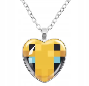 Naszyjnik wisiorek Minecraft Pszczoła Bee gra prezent streetwear - Wisiorki - miniaturka - grafika 1