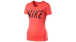 Nike W NP CL Top SS GRX koszulka dla kobiet, czerwona (Lava Glow), XS - Koszulki i topy damskie - miniaturka - grafika 1