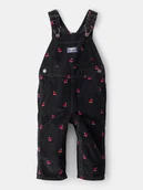 Spodenki dla niemowląt - OshKosh Ogrodniczki w kolorze czarnym - miniaturka - grafika 1