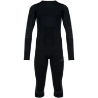 Pozostała odzież narciarska - Bielizna męska VIKING Gary 3/4 Set Bamboo roz. L czarna - miniaturka - grafika 1